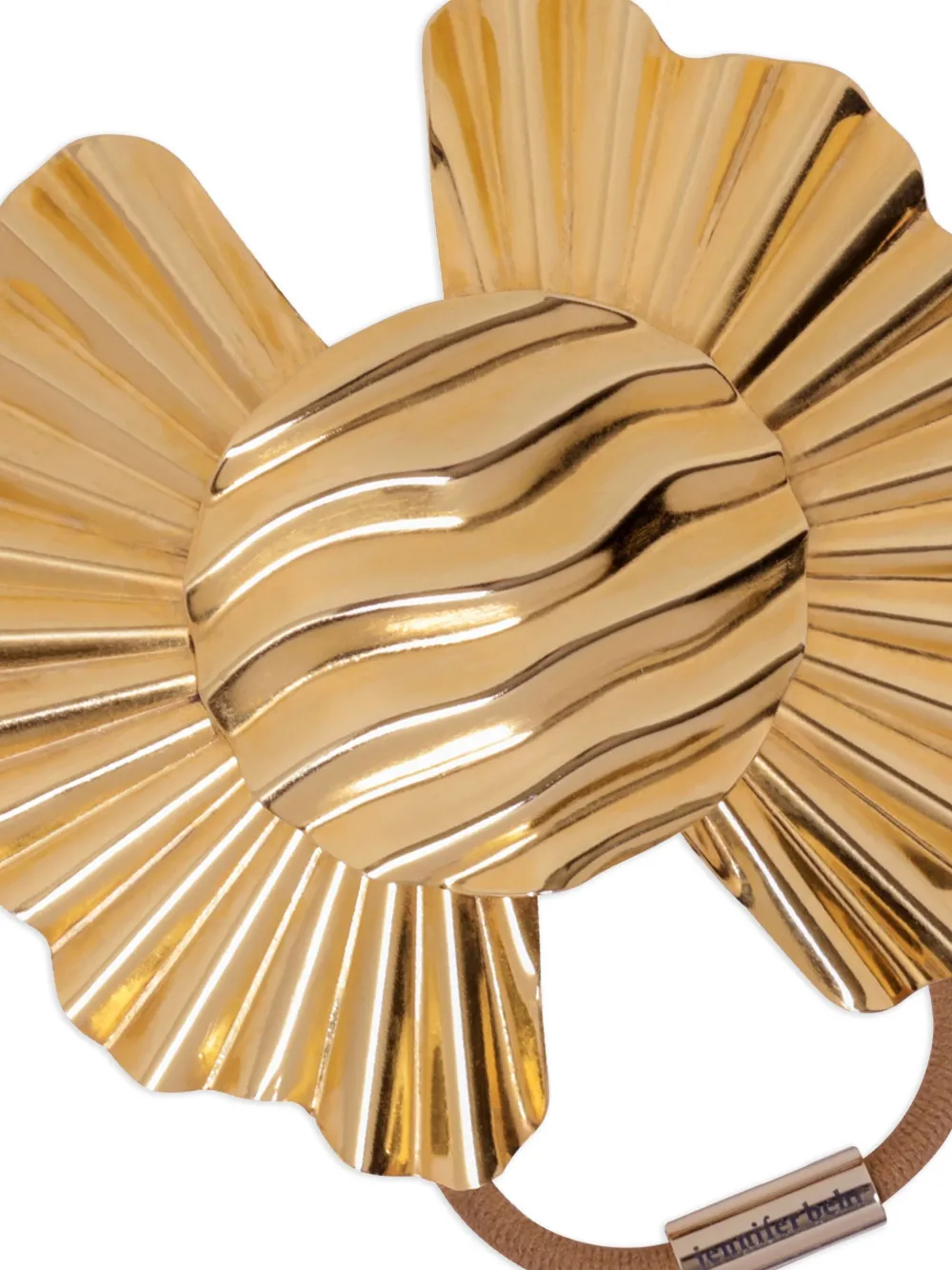 Jennifer Behr Anita scrunchie Goud
