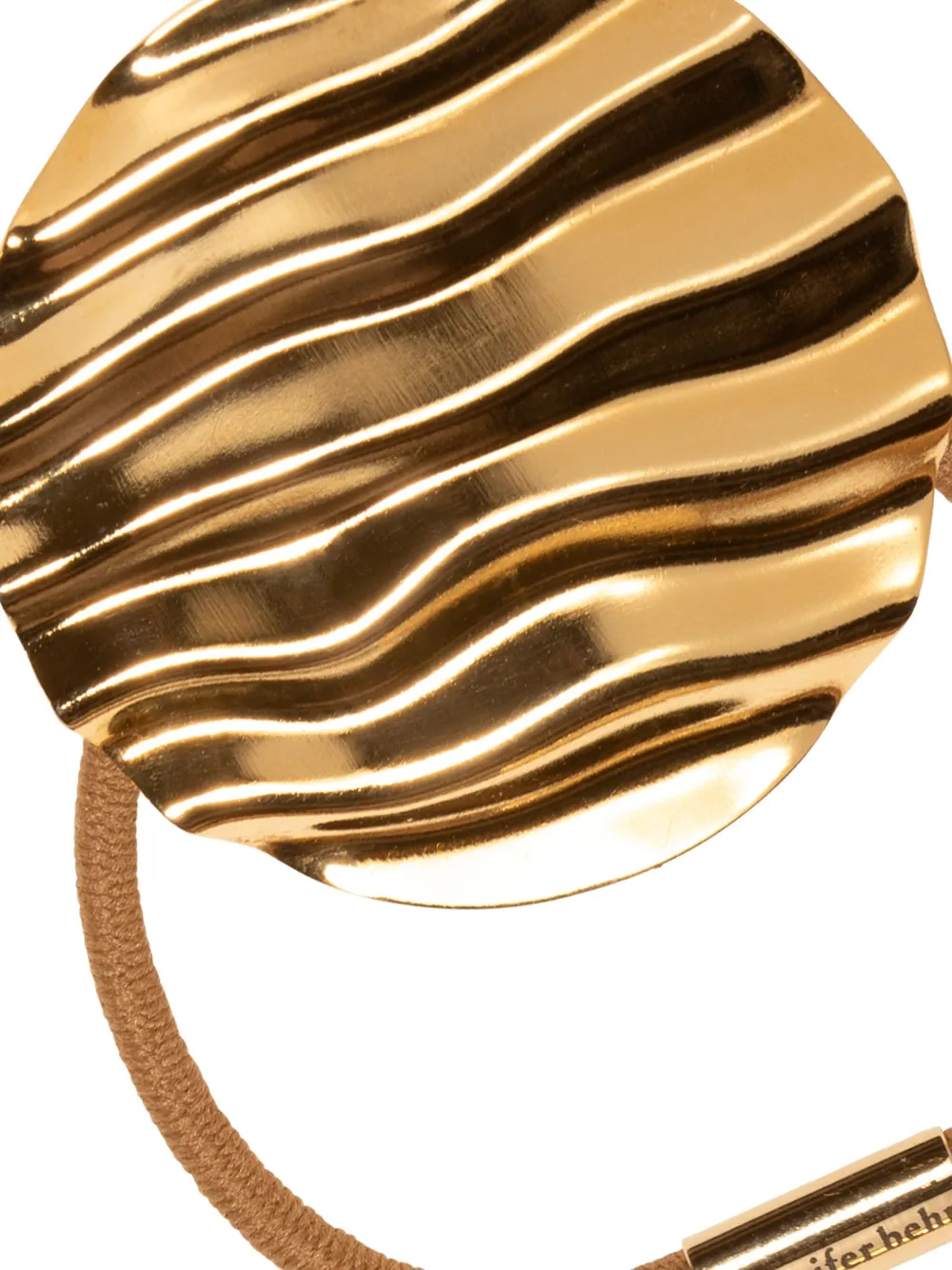 Jennifer Behr Rio scrunchie Goud