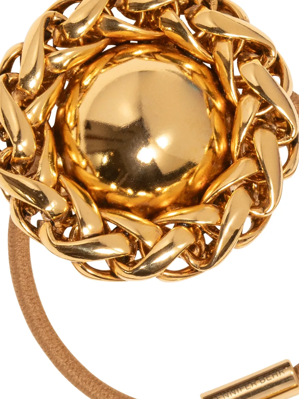 Jennifer Behr Brooke scrunchie Goud
