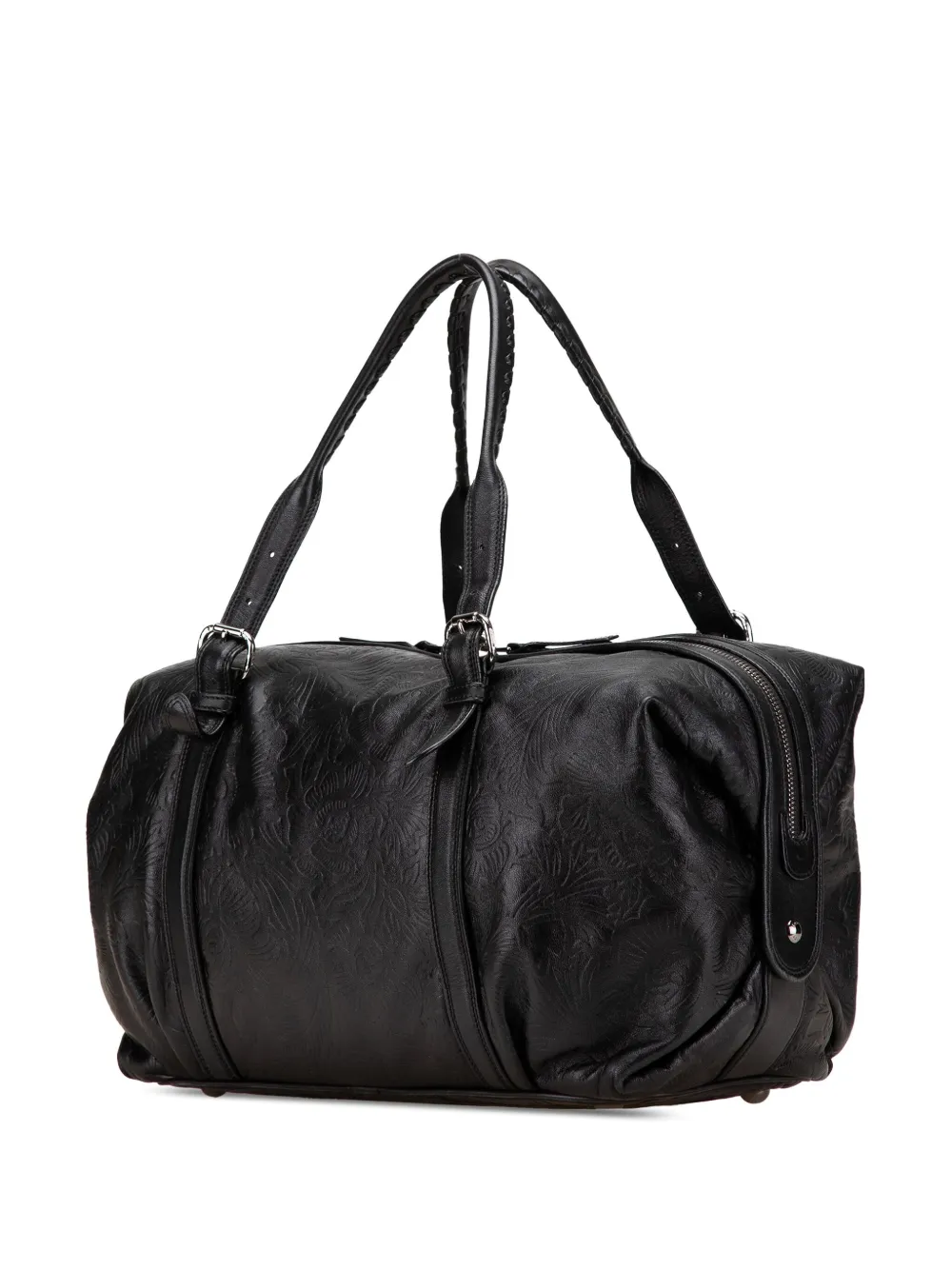 Loewe Pre-Owned 2013 エンボス レザー カネラ ボストンバッグ
