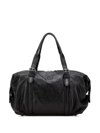 LOEWE ボストンバッグ　本革　黒　袋付き LOEWE - ロエベ ボストンバッグ アマソナ44 黒の通販 by ブラン