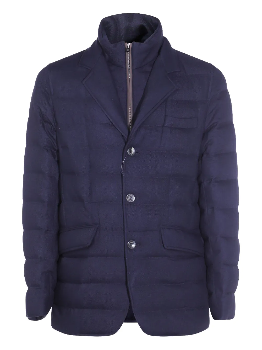 Herno quilted layered blazer | Blue | Image 1