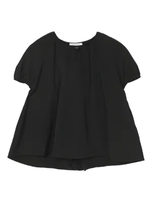 Cecilie Bahnsen ブラックラッフルベアトップ Cecilie Bahnsen