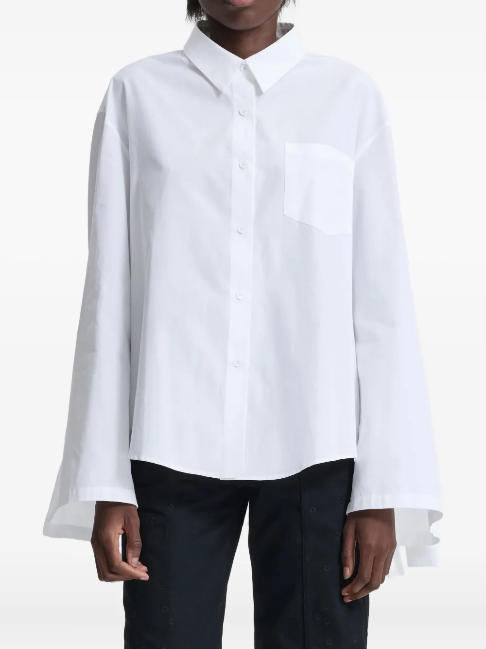 Cecilie Bahnsen Bridget tie-detail shirt Wit