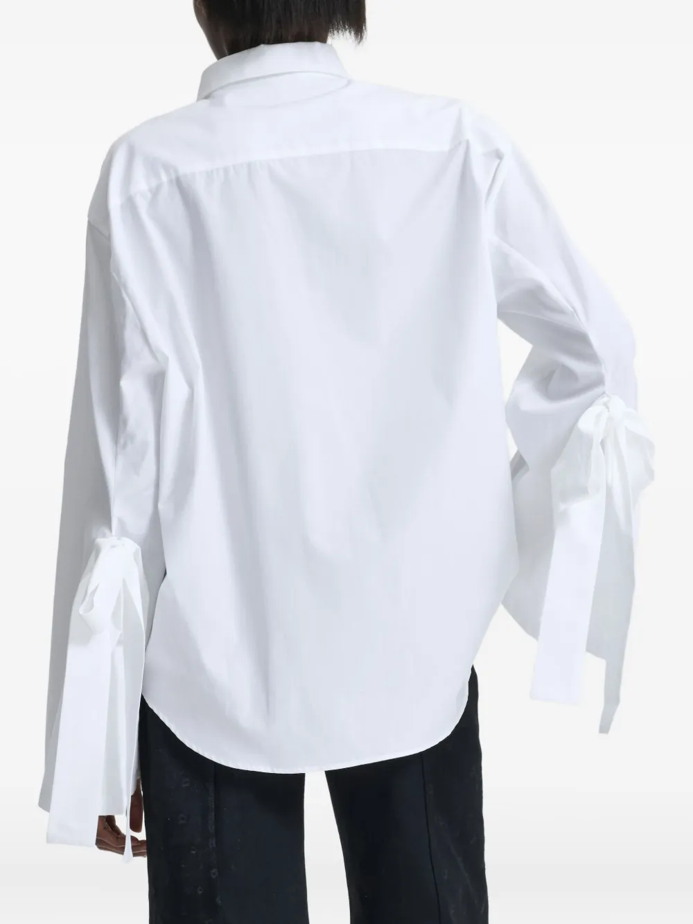 Cecilie Bahnsen Bridget tie-detail shirt Wit