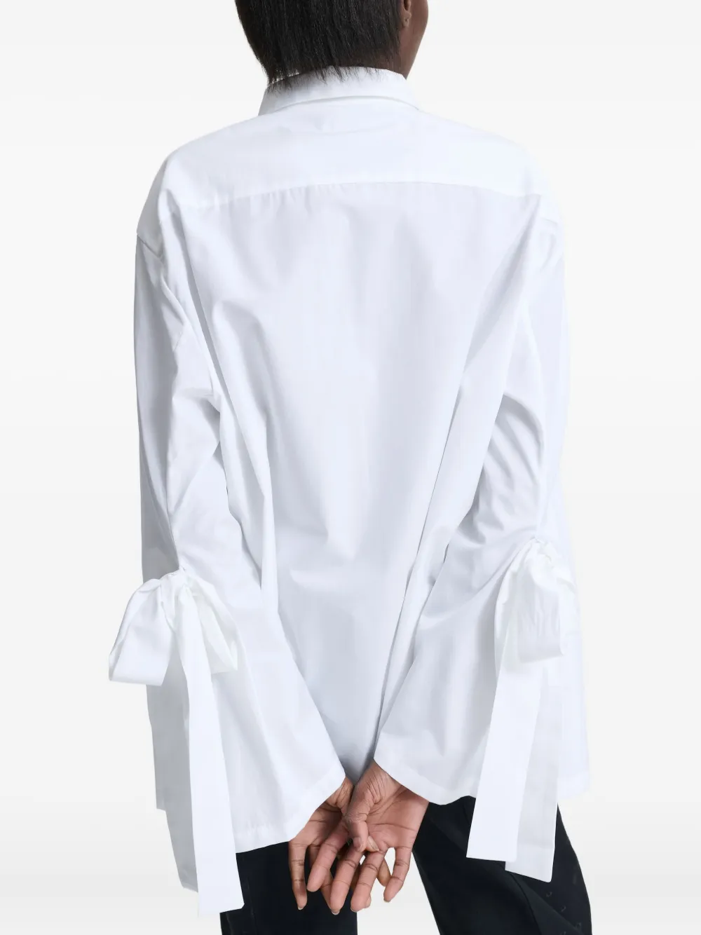 Cecilie Bahnsen Bridget tie-detail shirt Wit