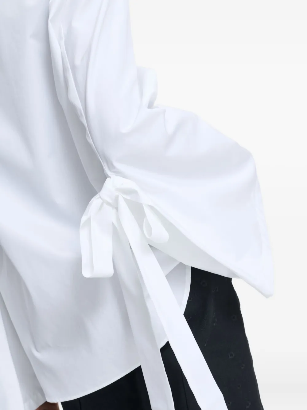 Cecilie Bahnsen Bridget tie-detail shirt Wit