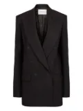 Nina Ricci double-breasted wool blazer - Black