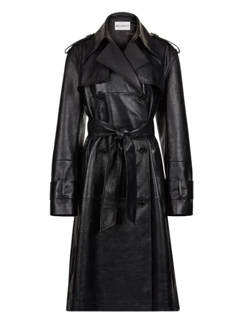 Nina Ricci leather trench coat