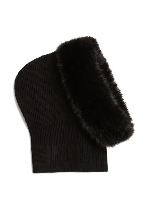 Nina Ricci faux-fur wool balaclava