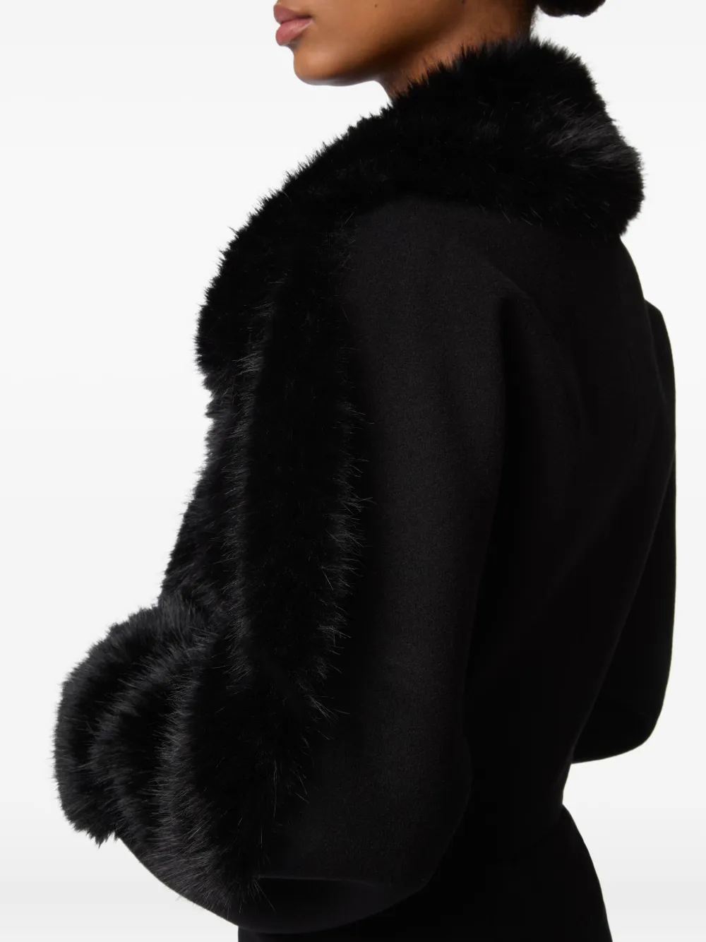Nina Ricci Cropped Jacket In Black