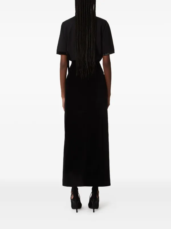 Nina Ricci ★ ベルベットトリム Tシャツ Nina Ricci ベルベットトリム Tシャツ | ホワイト | FARFETCH JP