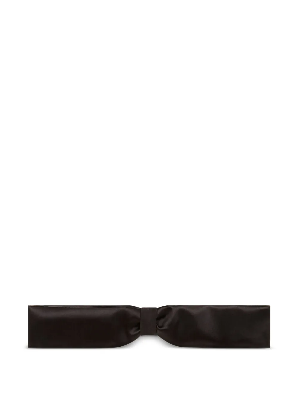 Nina Ricci satin bow tie Zwart
