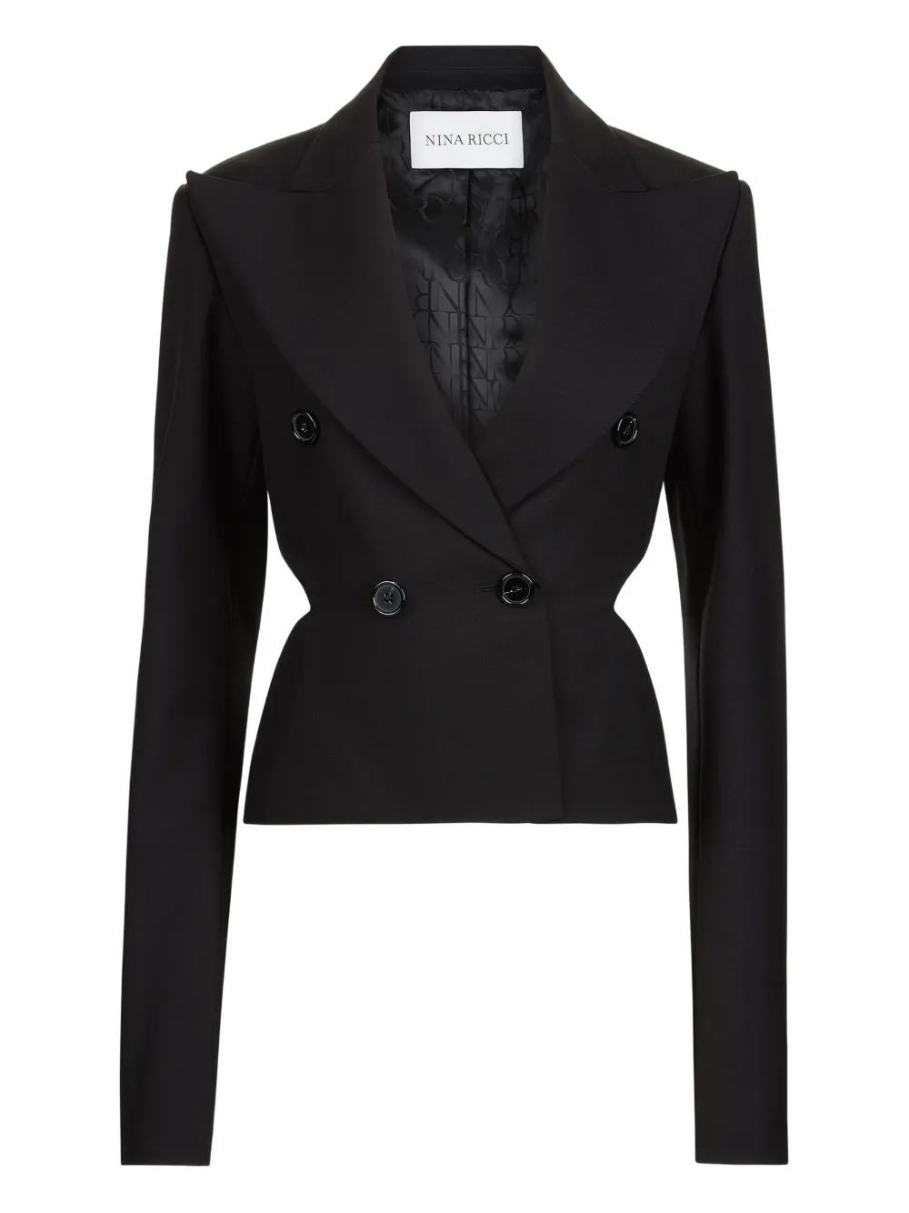 Nina Ricci double-breasted blazer U9000 BLACK