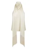 Nina Ricci halterneck fringe-detail top - Neutrals