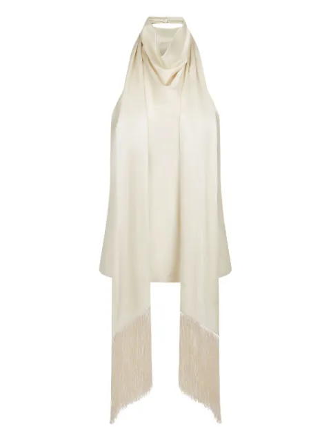 Nina Ricci Neckholder-Top mit Fransen