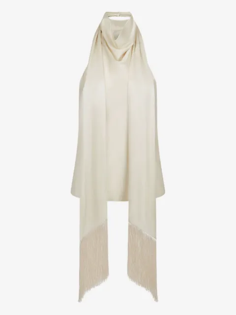 Nina Ricci haut frangé à dos-nu