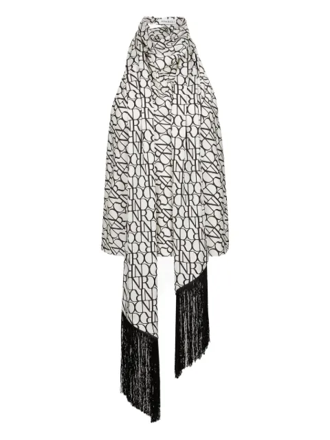 Nina Ricci halterneck fringed top