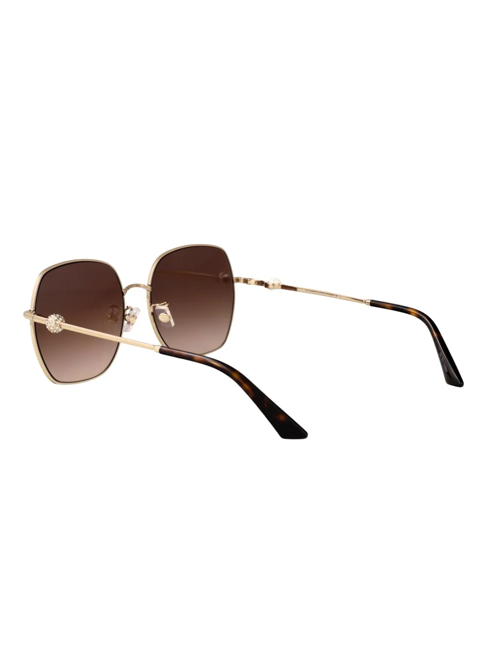 Jimmy Choo Eyewear Zonnebril met vierkant montuur Goud