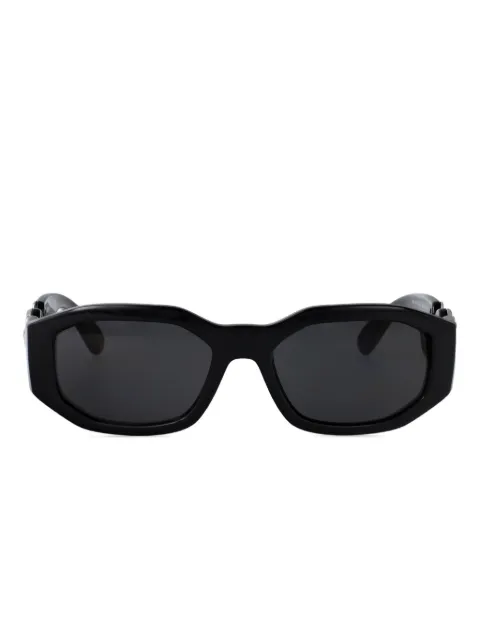 Versace Eyewear medusa-embellished geometric sunglasses