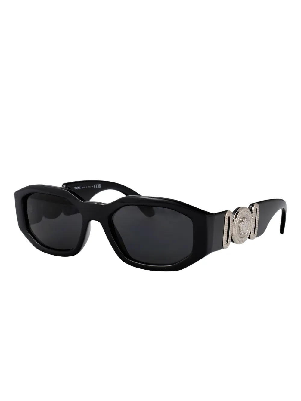 Versace Eyewear Zonnebril met geometrisch montuur en Medusa Zwart