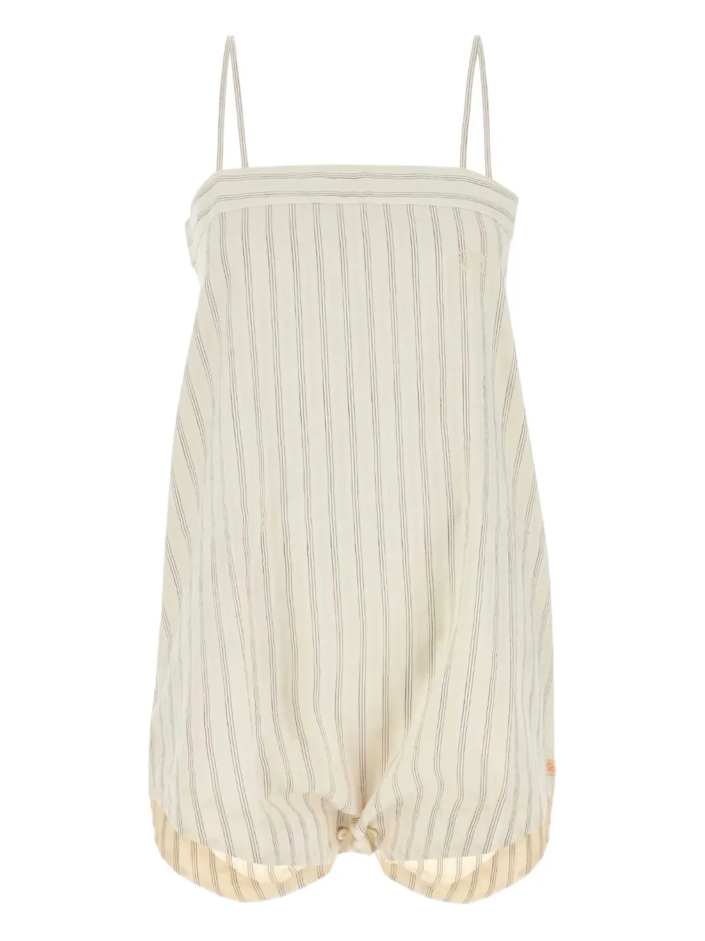 Bode Striped Cotton Playsuit