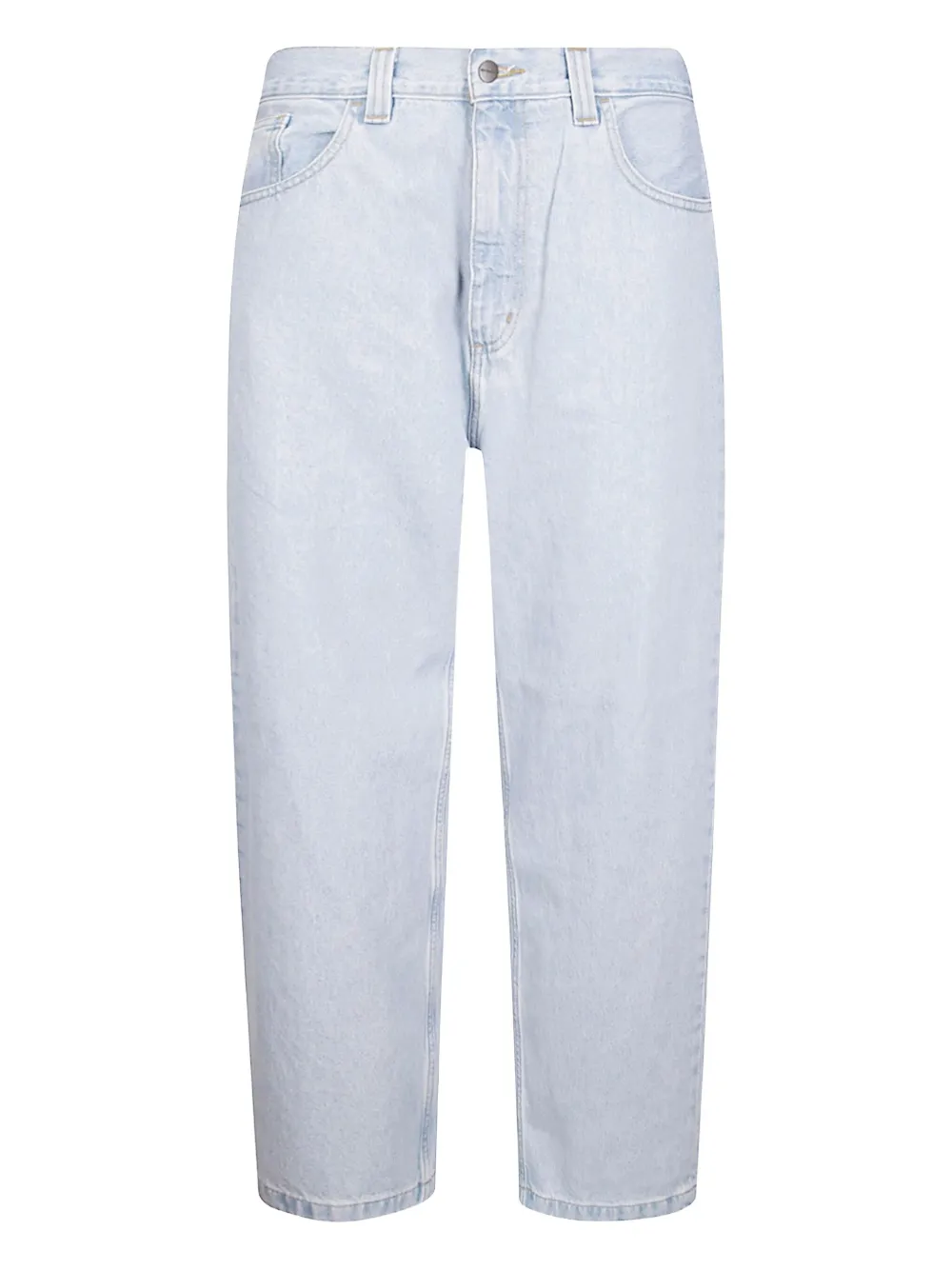 Carhartt WIP Brandon jeans met stonewashed effect Wit