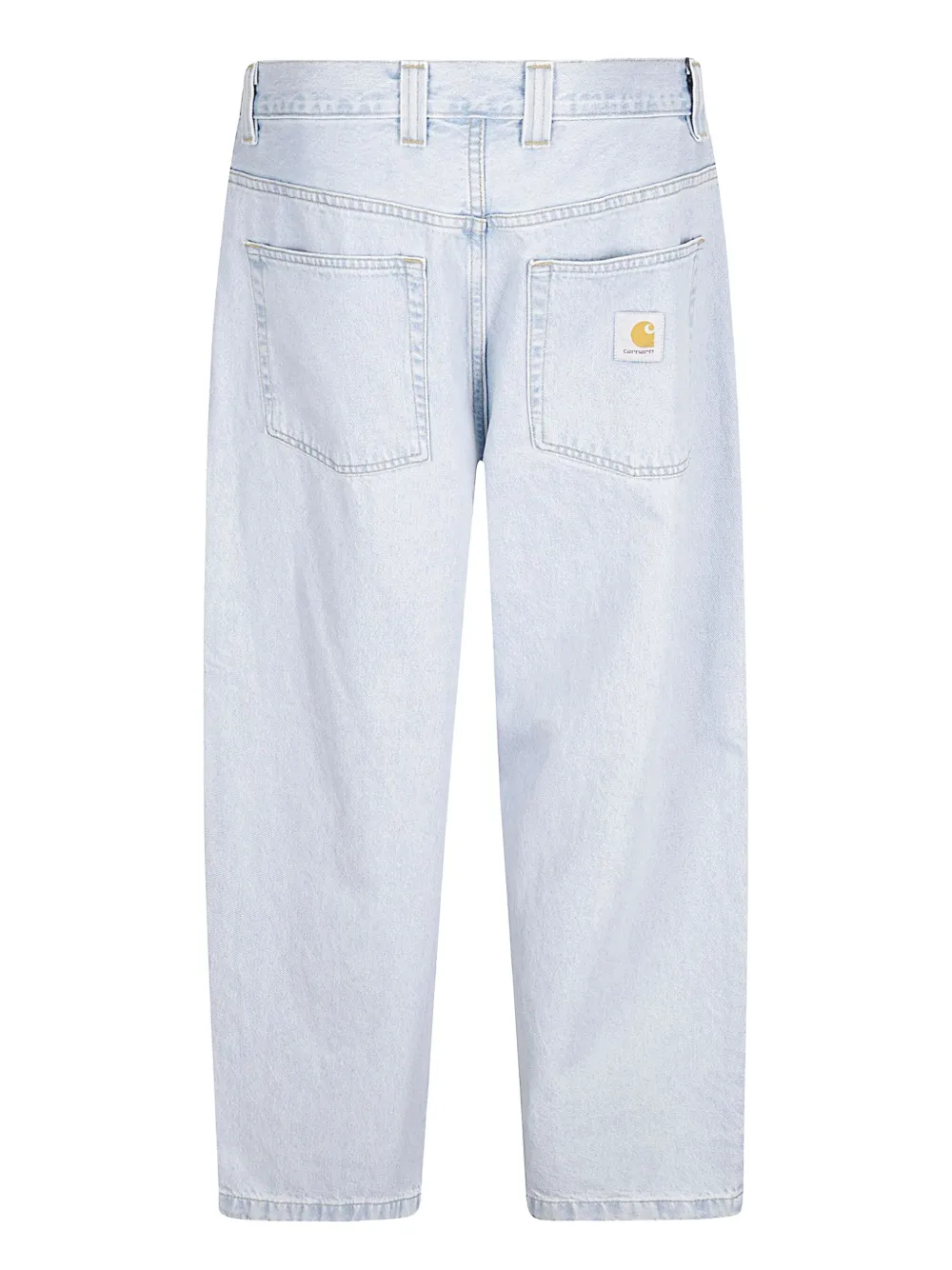 Carhartt WIP Brandon jeans met stonewashed effect Wit