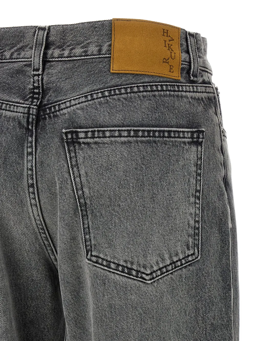 Haikure Korea katoenen jeans met vijf zakken Grijs
