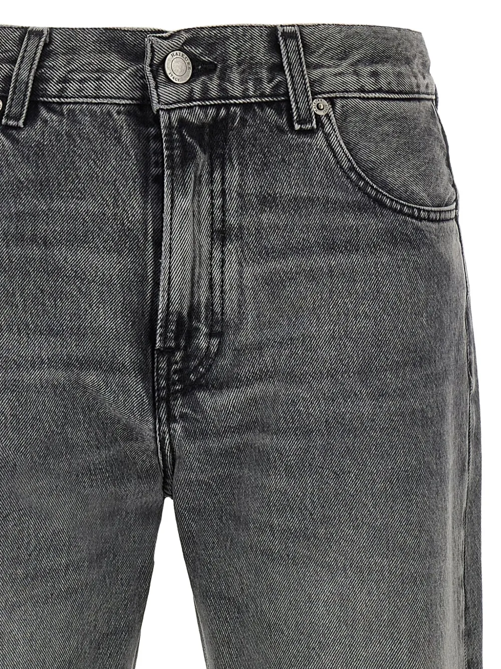 Haikure Korea katoenen jeans met vijf zakken Grijs