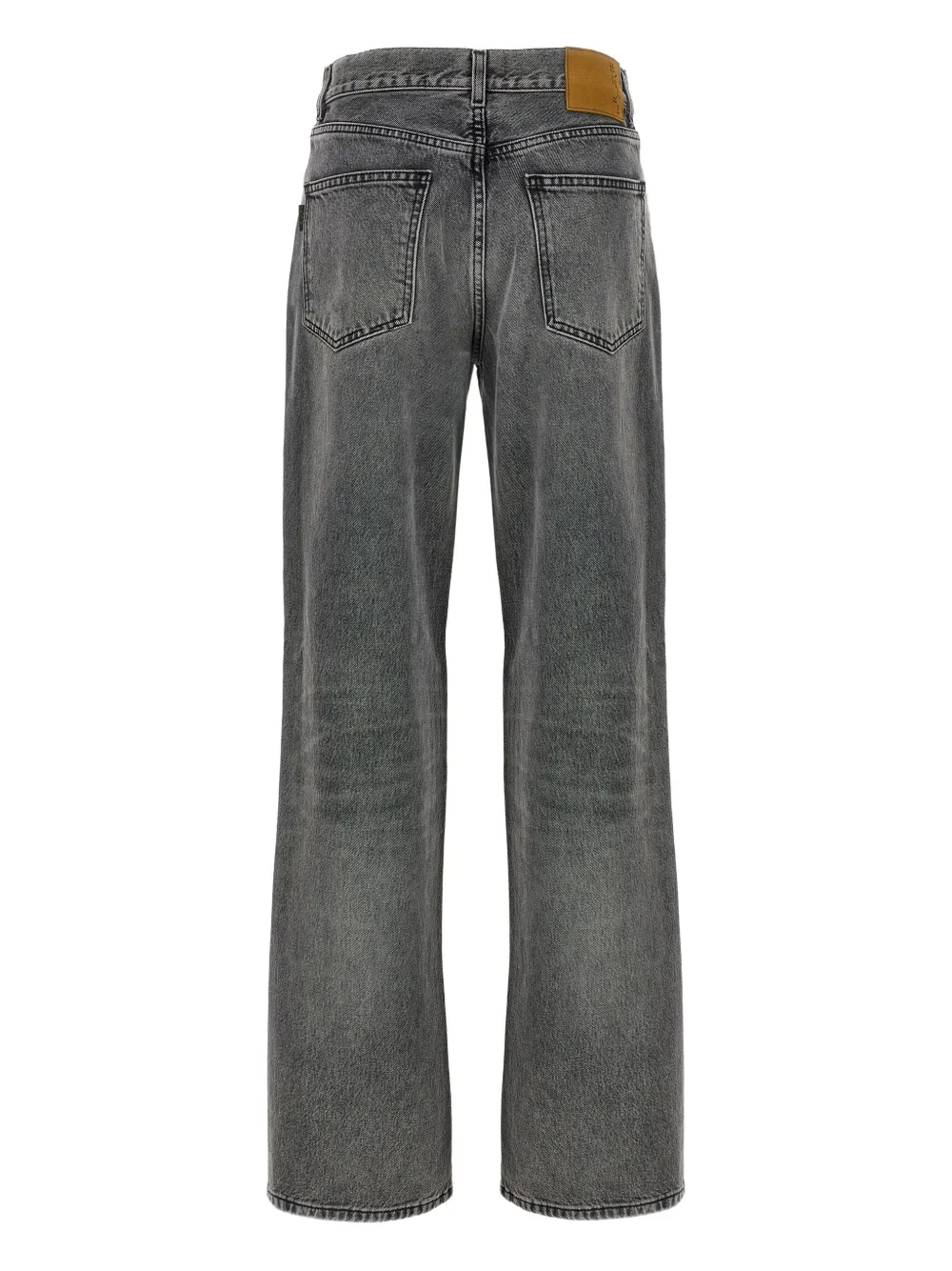 Haikure Korea katoenen jeans met vijf zakken Grijs