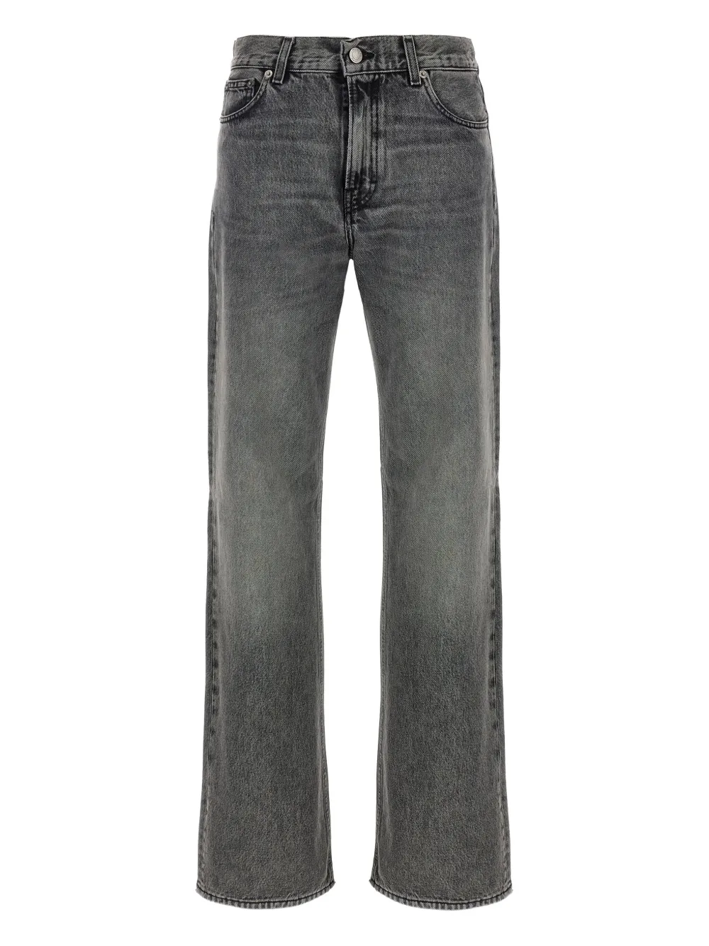Haikure Korea katoenen jeans met vijf zakken Grijs