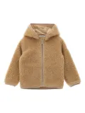 Moncler Enfant teddy ear-detail hoodie - Neutrals