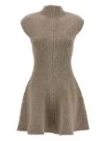 Magda Butrym Marled high-neck flared mini dress - Neutrals