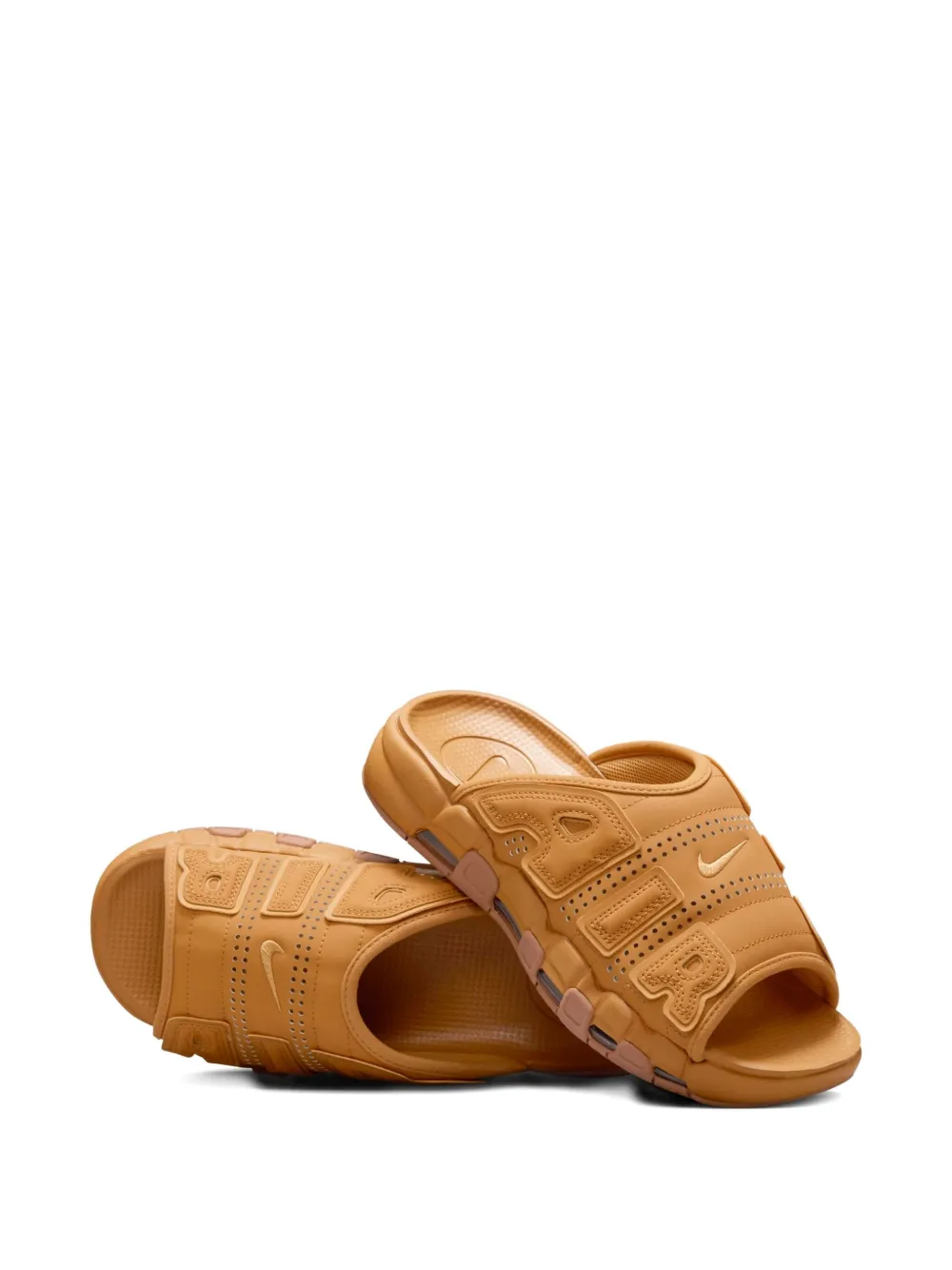 Nike Air More slides Brown