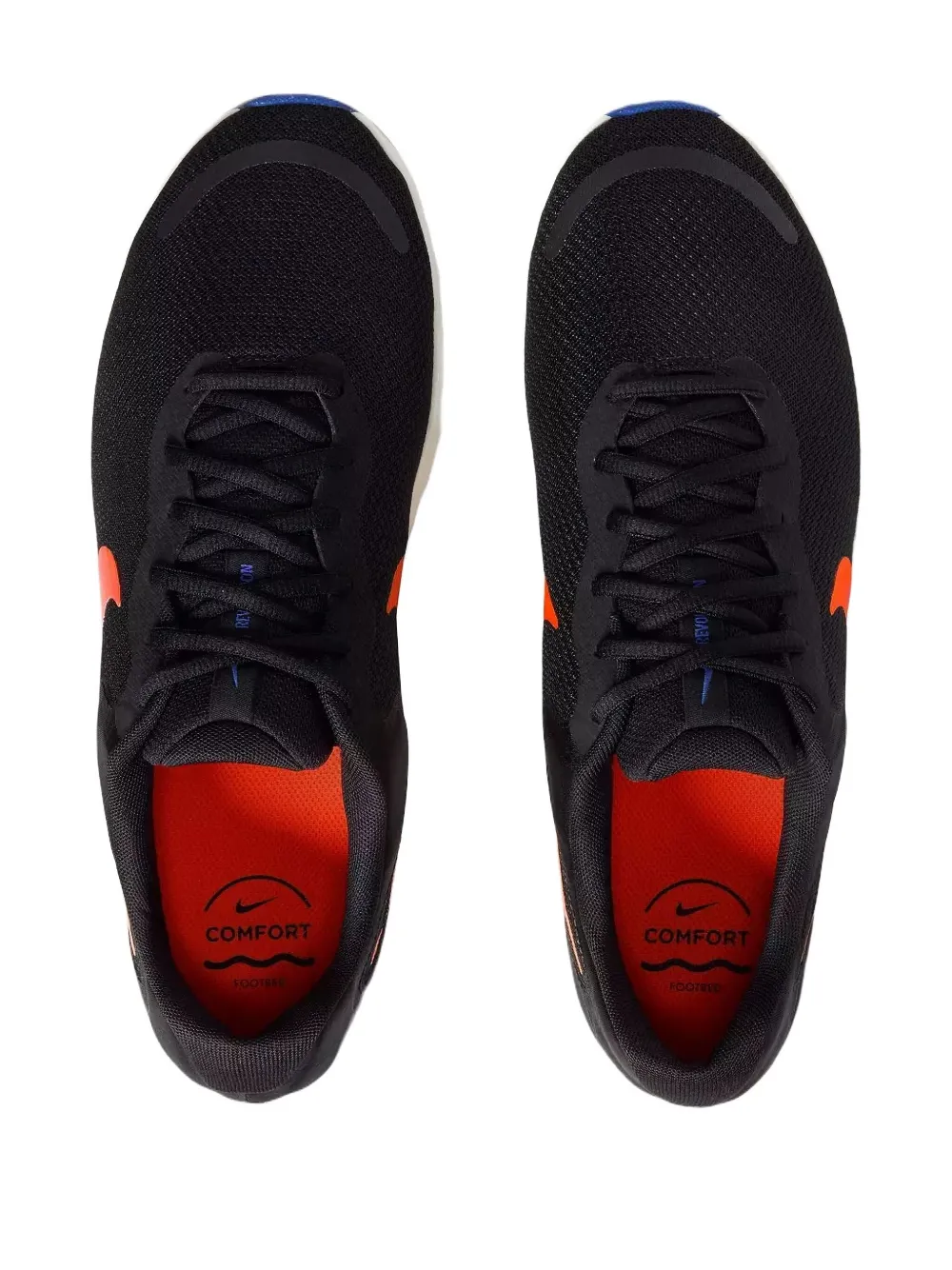Nike Revolution 7 "Black Astronomy Blue Sail Hyper Crimson" sneakers Zwart