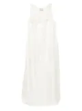 LouLou de Saison Nada side-split slip midi dress - Neutrals