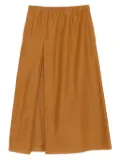LouLou de Saison Carmen split-front midi skirt - Brown