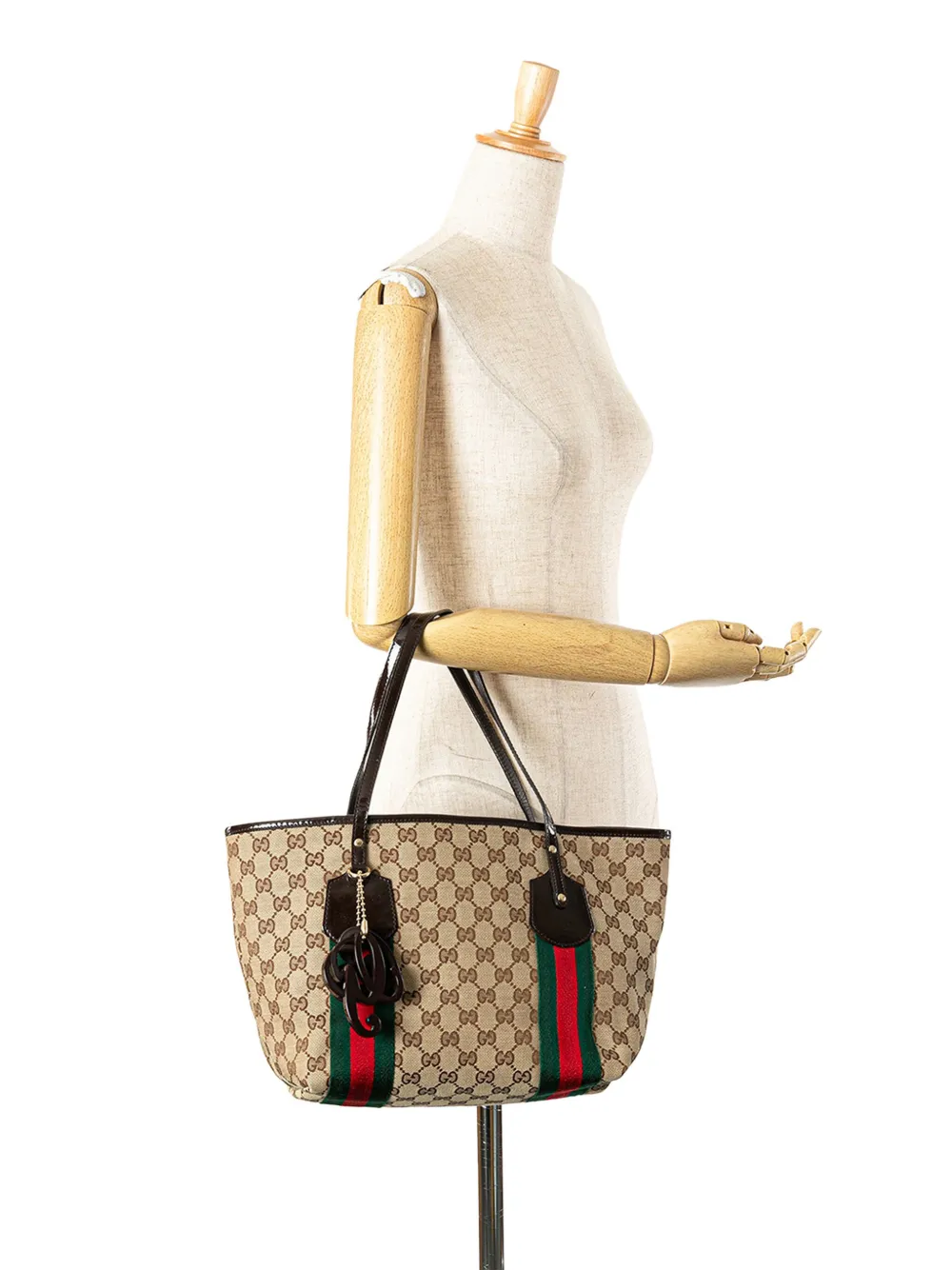 Gucci Pre-Owned 2000-2015 GG Canvas Web Jolie tote bag | Pre-Owned | Image 2
