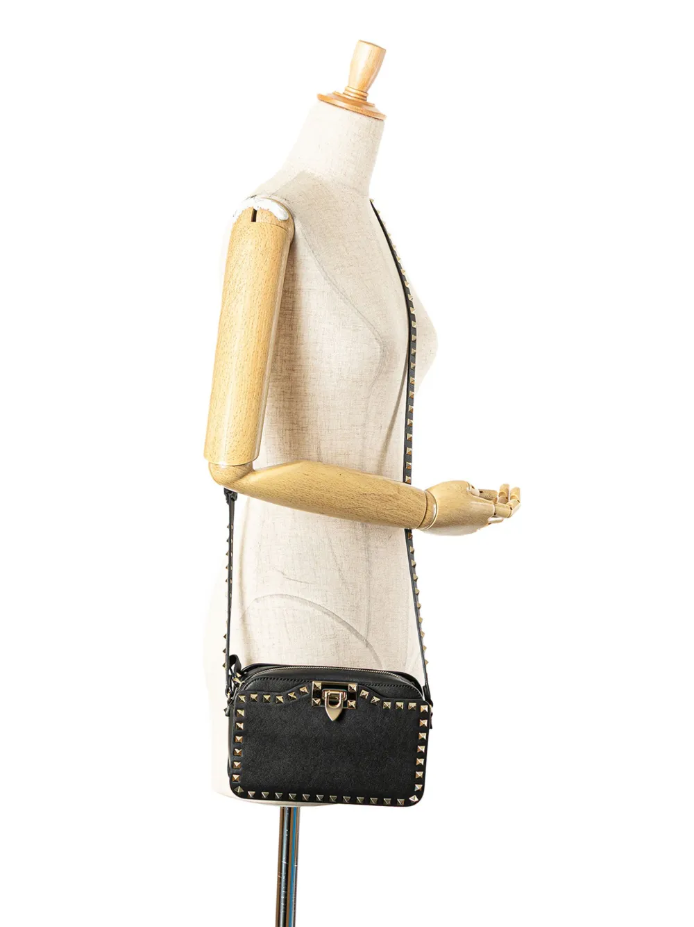 Valentino Garavani Pre-Owned 2000-2017 Leather Rockstud Flip Lock Camera Bag crossbody bag | Pre-Owned | Image 2