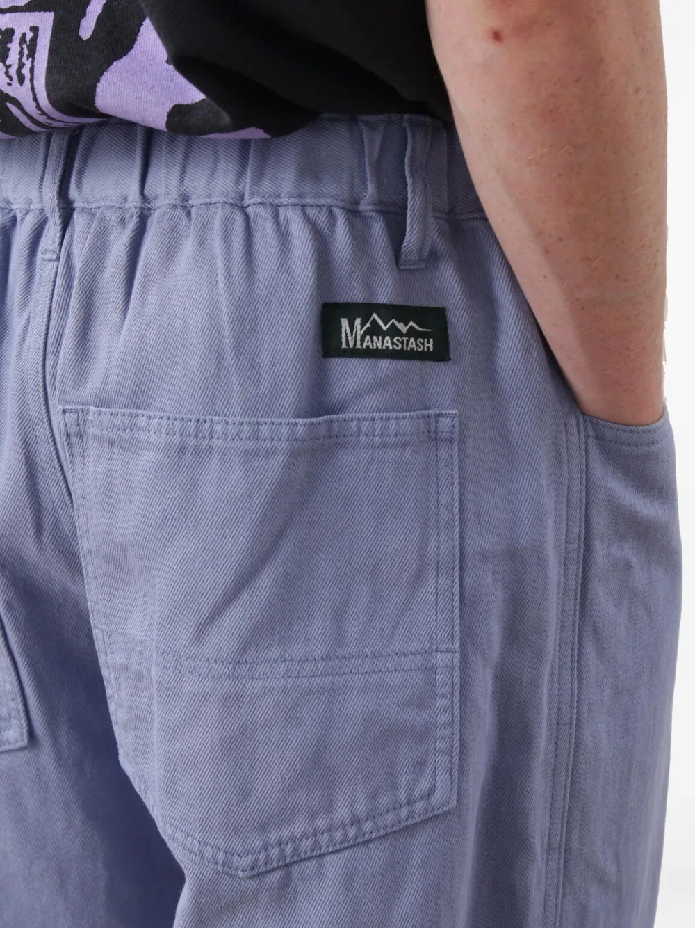 MANASTASH Chilliwack broek met elastische taille Blauw