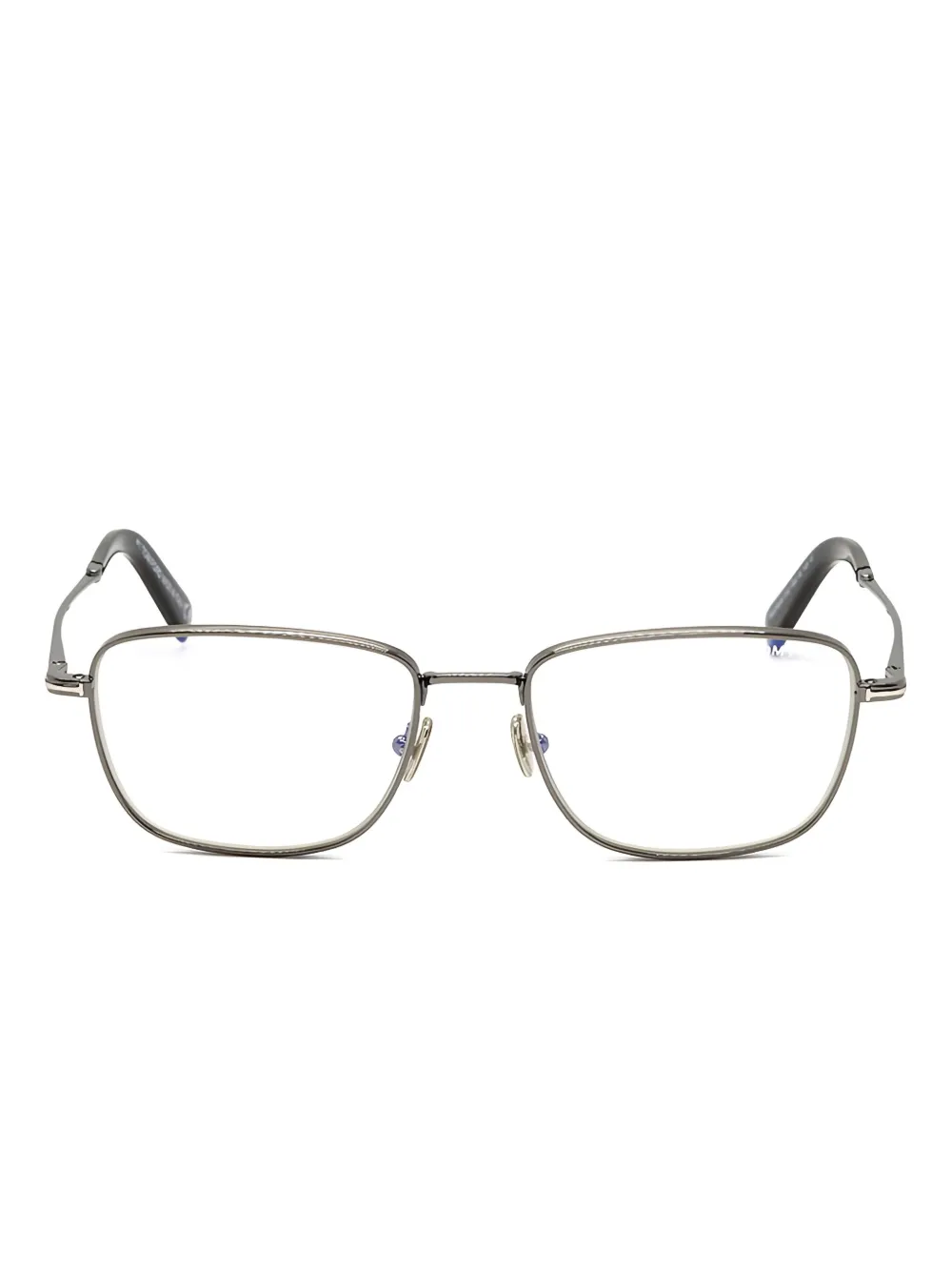 TOM FORD Eyewear Bril met vierkant montuur Zilver