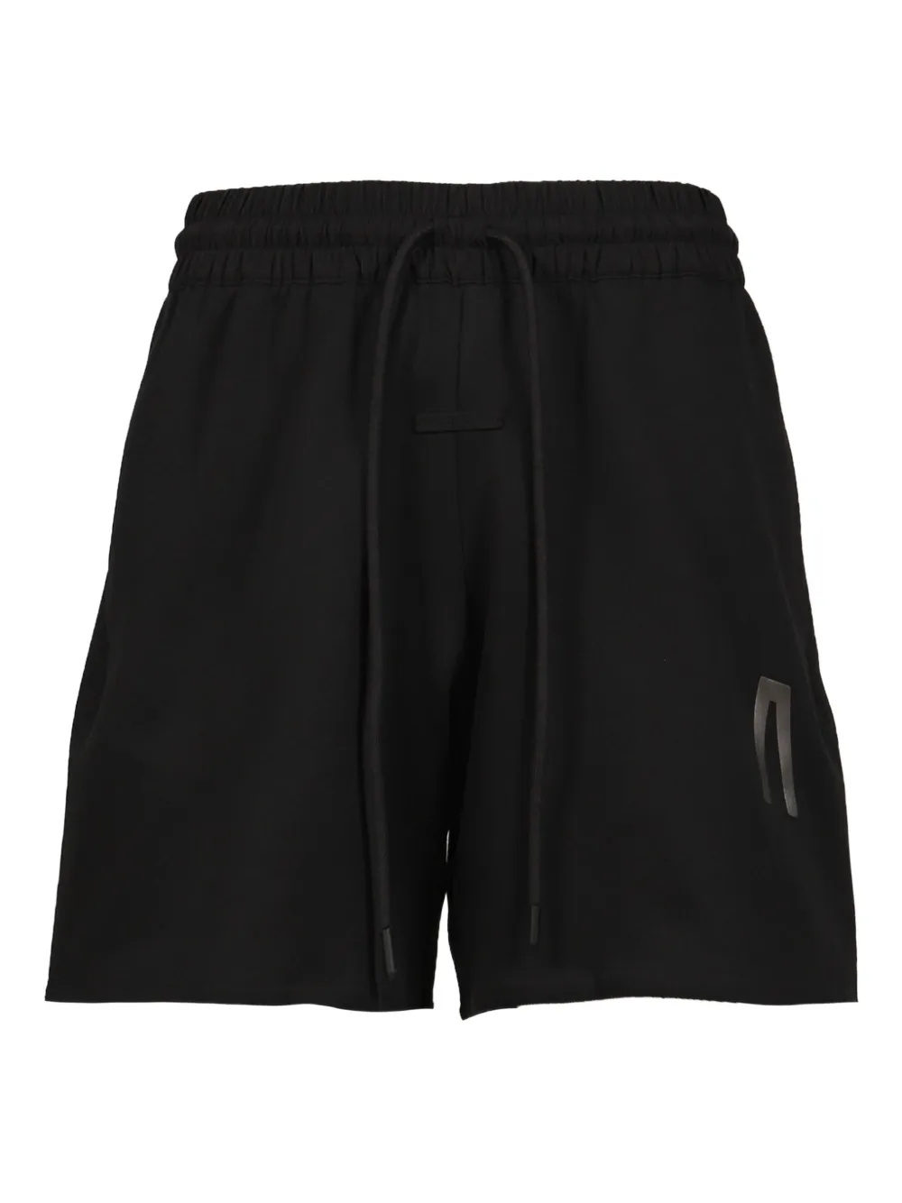 drawstring logo shorts