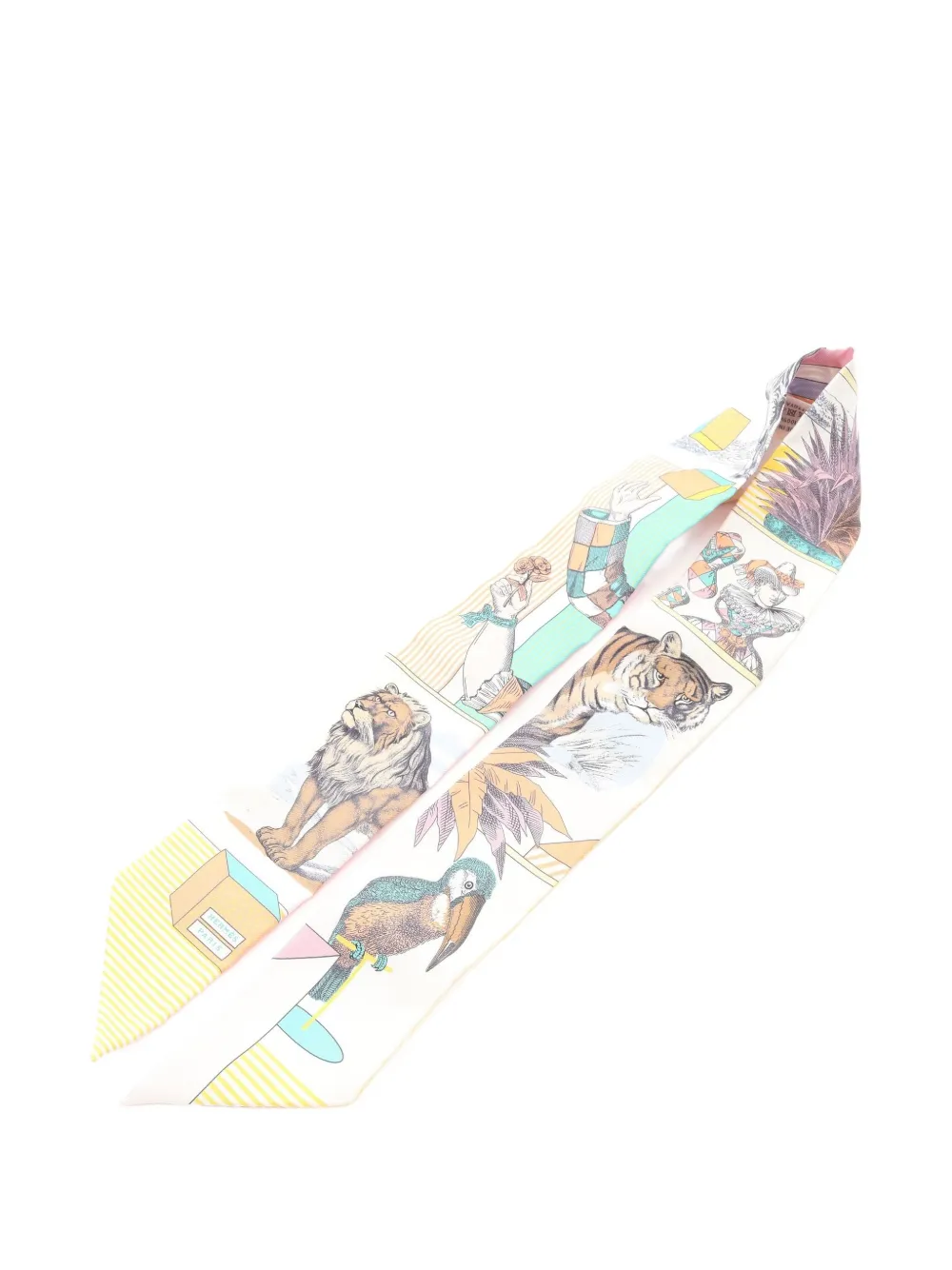 Hermès Pre-Owned 2020s striped silk scarf | Pre-Owned | Image 2