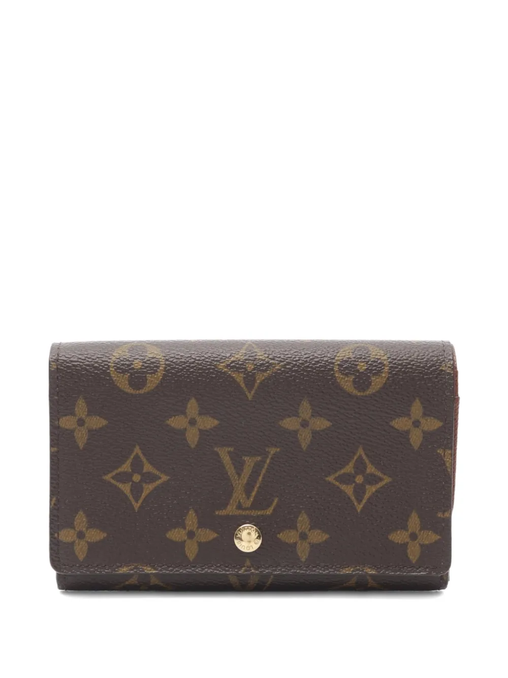 Louis Vuitton Pre-Owned 2002 Porte-Monnaie Bie Tresor monogram bi-fold wallet | Brown | Image 1