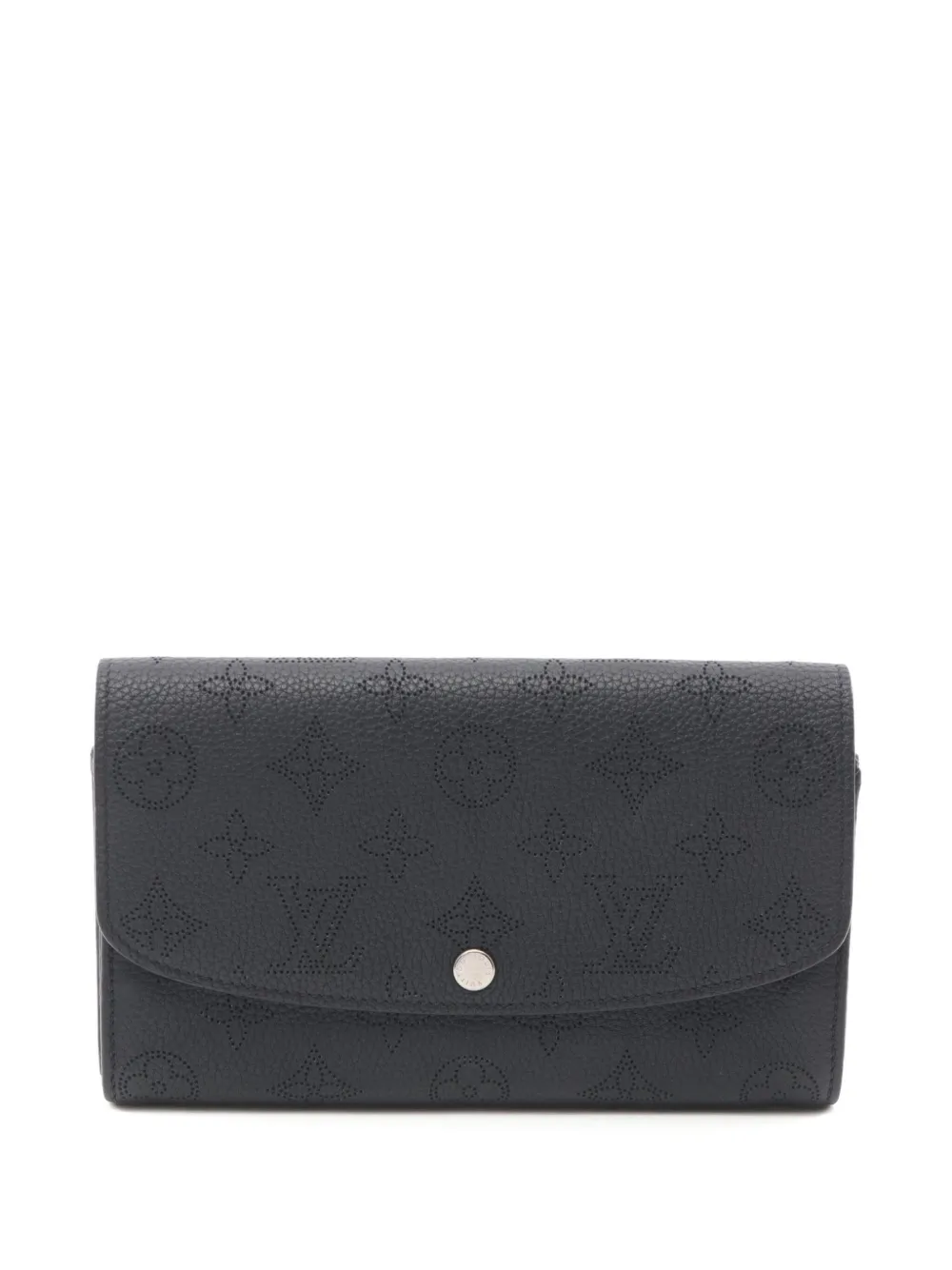 Louis Vuitton Pre-Owned 2016 イリス マヒナレザー 長財布 - ブラック Louis Vuitton Pre-Owned 2016 イリス マヒナレザー 長財布 - ブラック