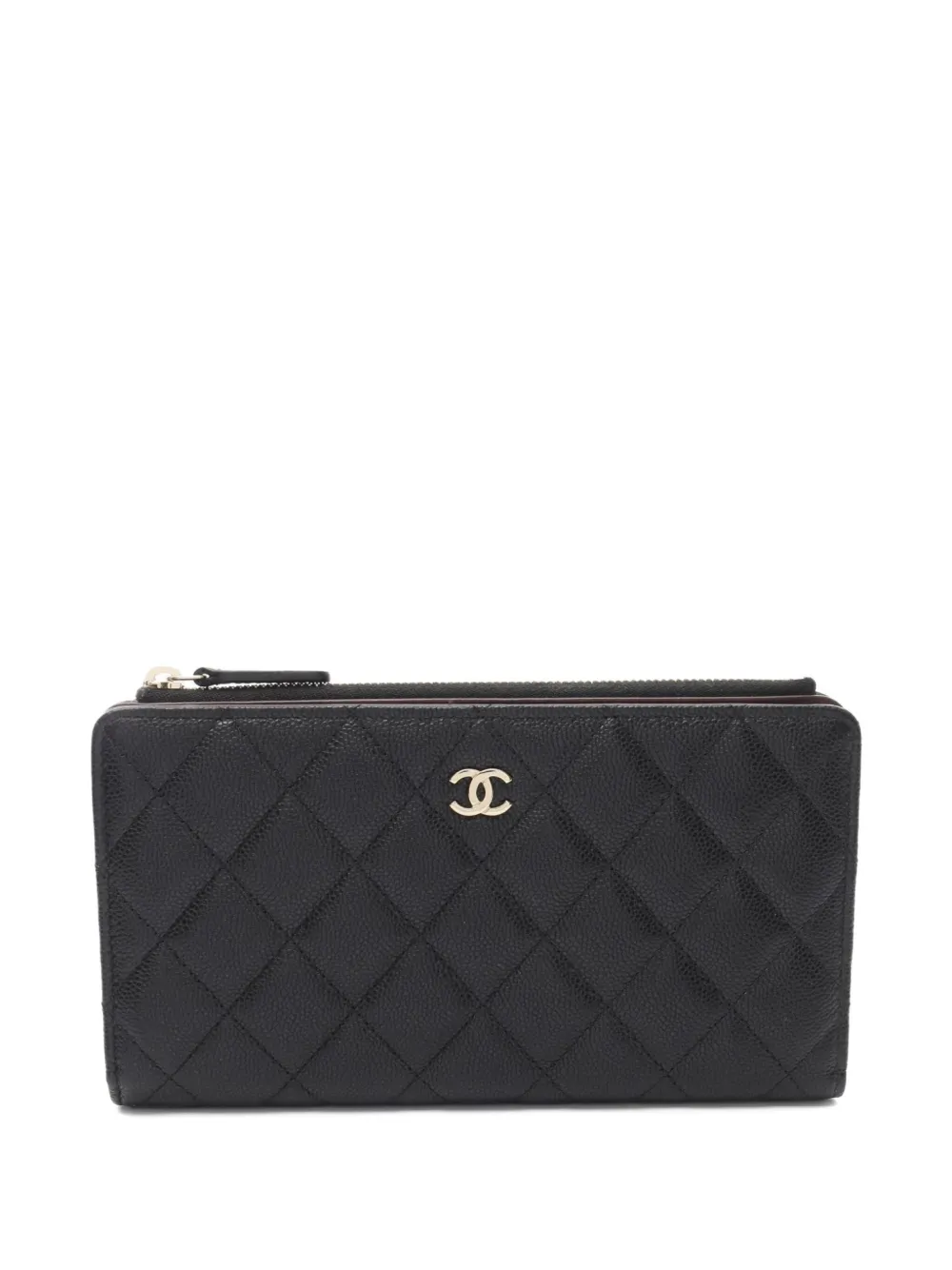 CHANEL Pre-Owned 2021 Timeless Classic matelassé wallet | Black | Image 1