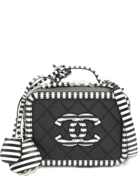 CHANEL Pre-Owned 2019 small CC Figley vanity handbag
