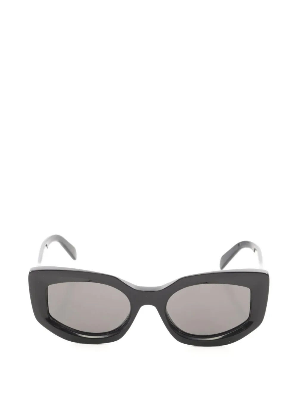 Céline Pre-Owned 2020s geometric-frame sunglasses - ブラック Céline Pre-Owned 2020s geometric-frame sunglasses - ブラック