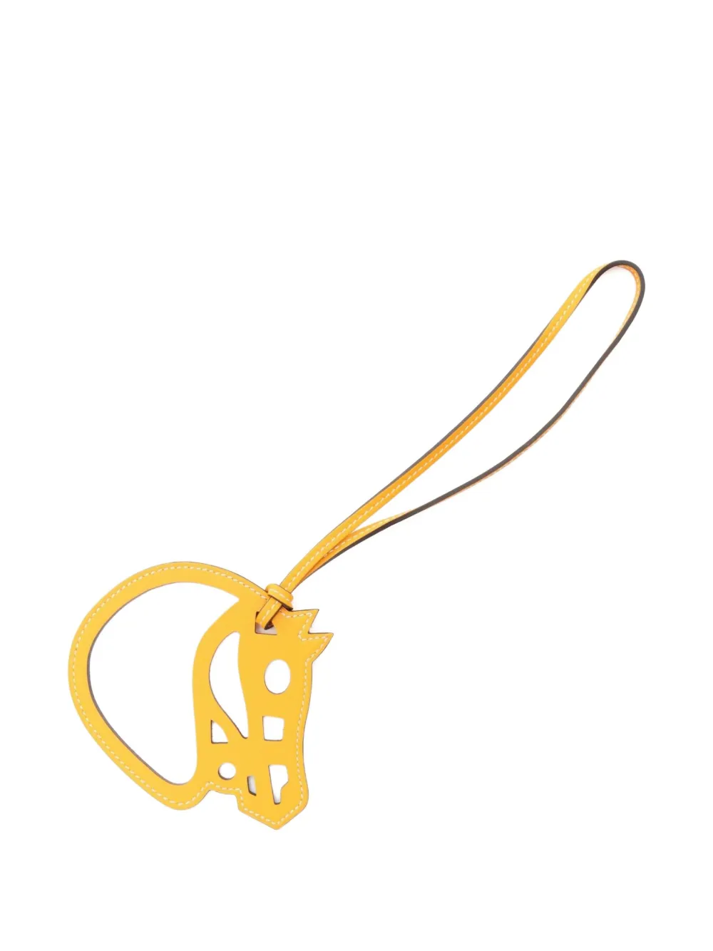 Hermès Pre-Owned 2010s Paddock Cheval bag charm | Orange | Image 1
